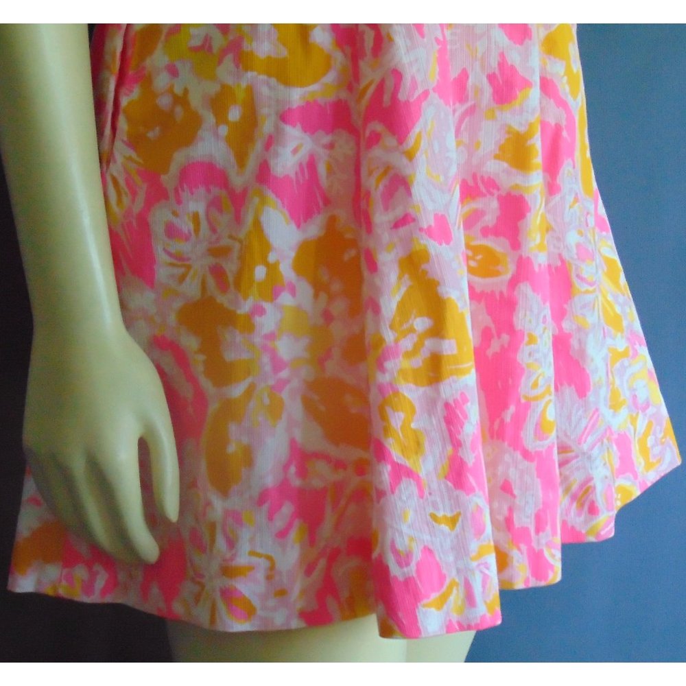 Lilly Pulitzer Pink and Yellow Floral Mini Dress - Picture 6 of 9